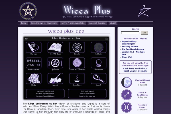 Site using Astrology plugin