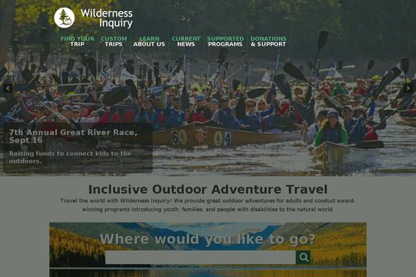 Site using Wilderness-inquiry plugin
