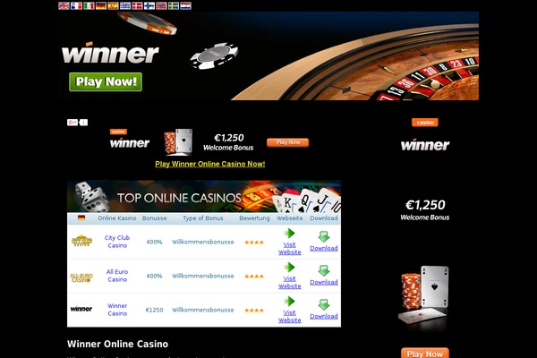 Site using Casino-forms plugin