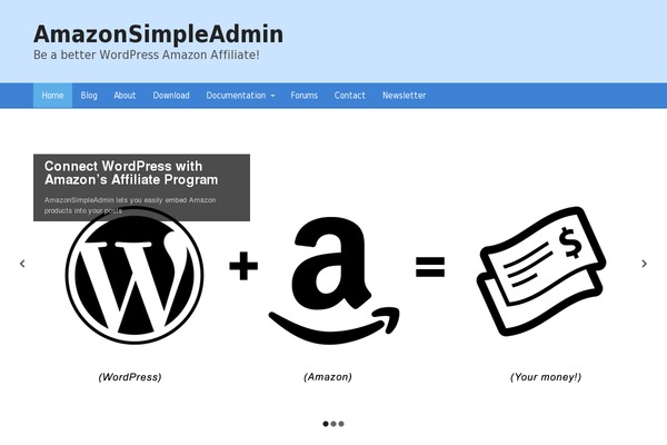 Site using Amazon-simple-affiliate plugin