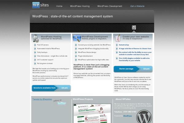 Site using Wpsites-control plugin