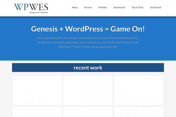 Site using Genesis-bacon-bar-master plugin
