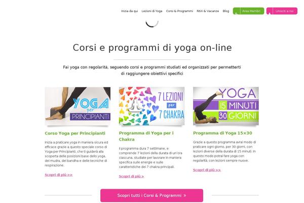 Site using Yoganride-blog plugin