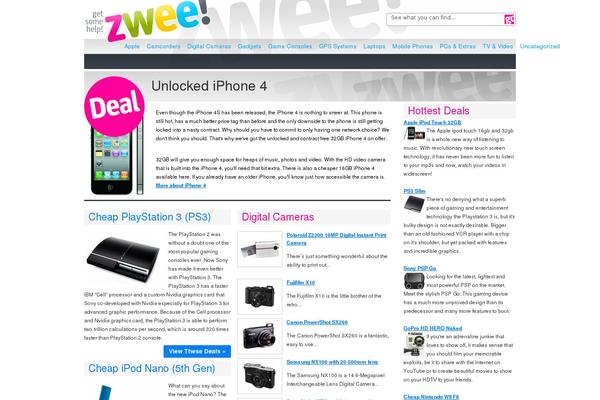 Site using Zweecart plugin